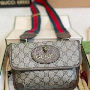 Gucci new shoulder bag tiger head bao cross-body bag